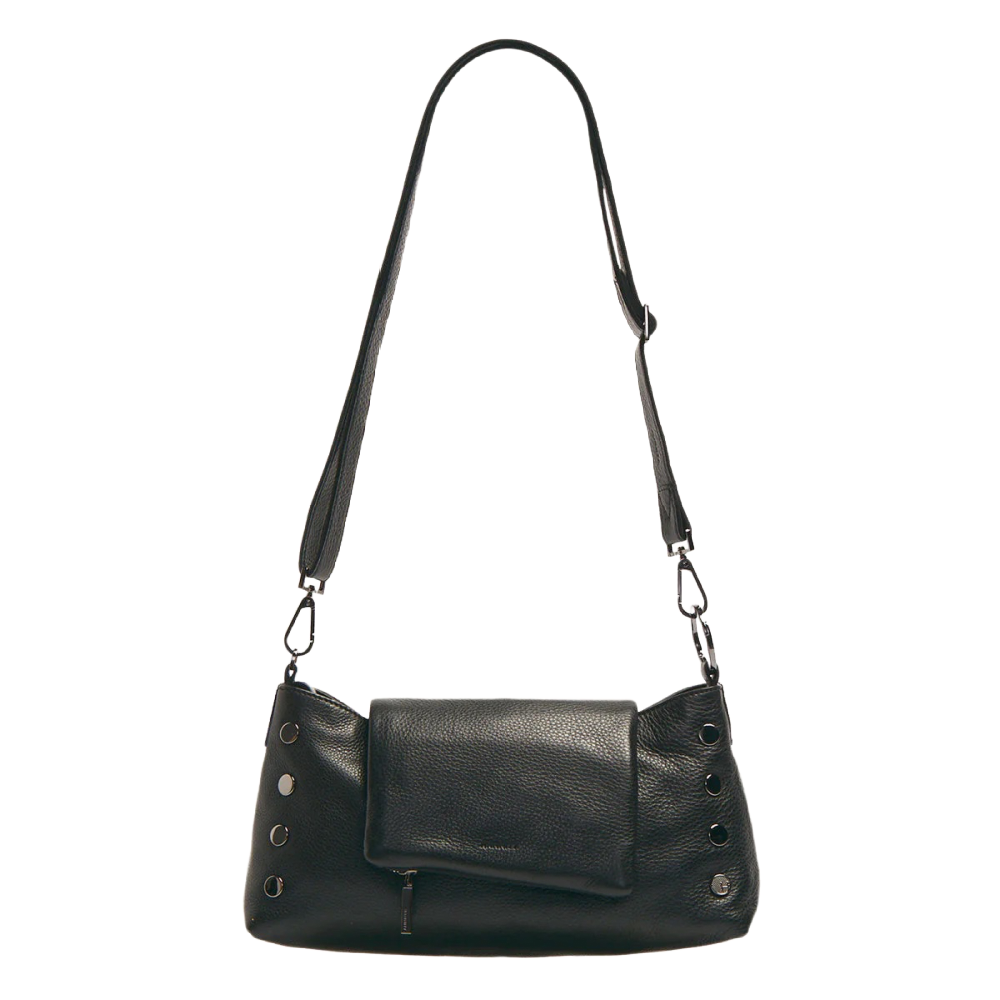 VIP SATCHEL GUNMETAL BLACK
