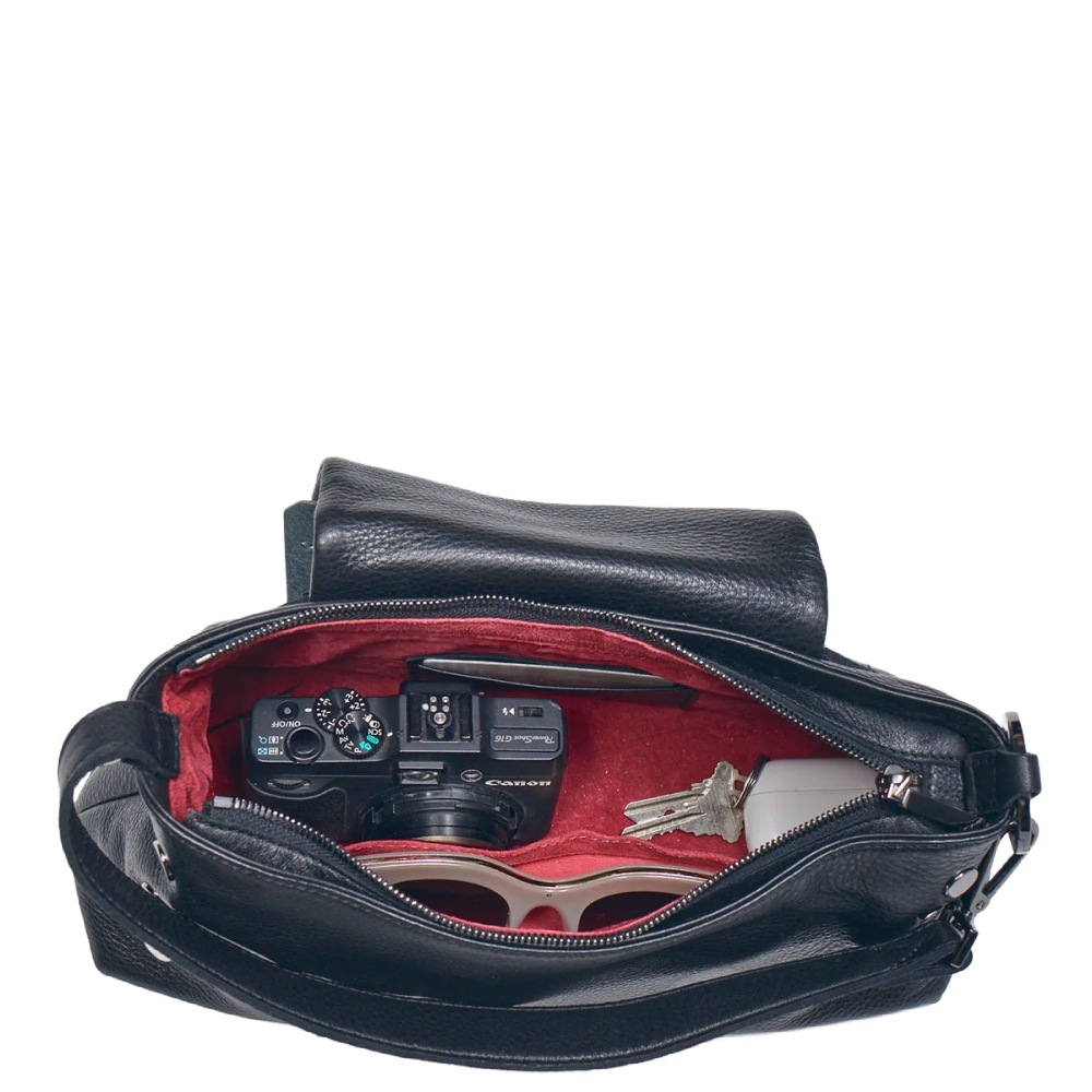 VIP SATCHEL GUNMETAL BLACK