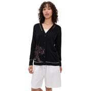 SNOW LEOPARD CARDIGAN