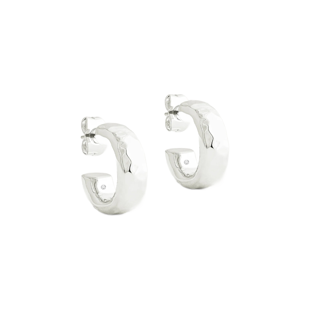 HUGGIE HOOP SILVER