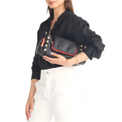 VIP SATCHEL BLACK/RED