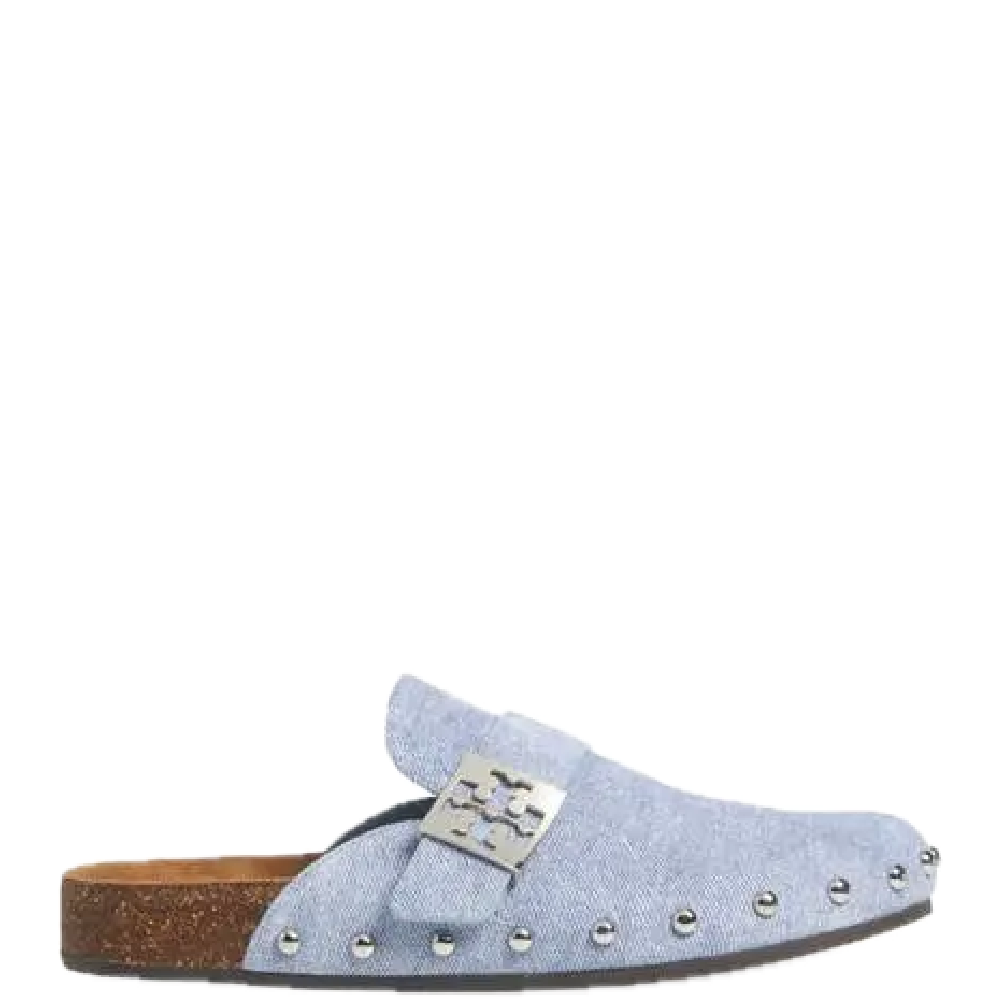 MELLOW STUD MULE DENIM