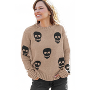 MULTIPLE SKULL SWEATER