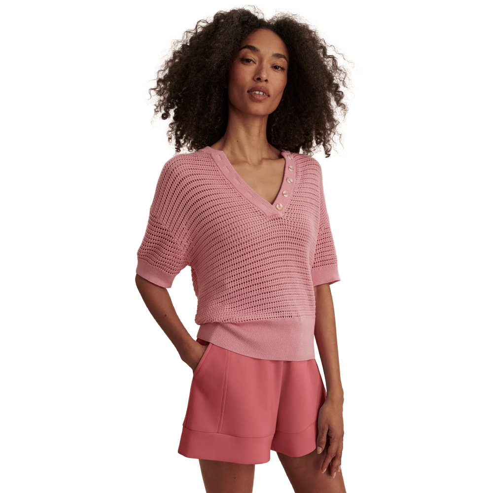 CALLIE KNIT TOP PINK