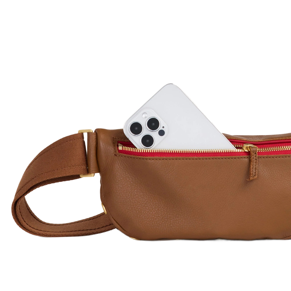 CHARLES CROSSBODY MAHOGANY