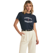 FAVORITE DAUGHTER TEE NAVY