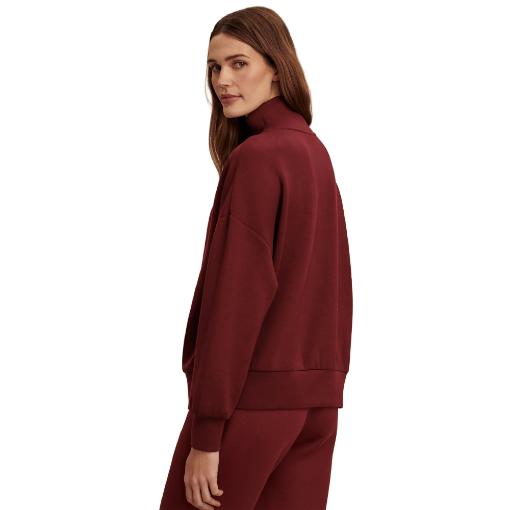 HAWLEY HALF ZIP MAROON
