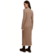 AXEL RIB KNIT MIDI DRESS
