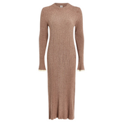 AXEL RIB KNIT MIDI DRESS