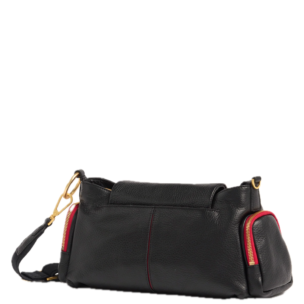 VIP SATCHEL BLACK/RED