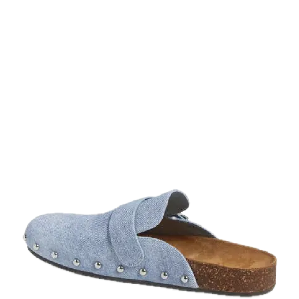 MELLOW STUD MULE DENIM