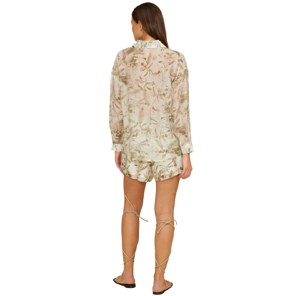 CERA BUTTON DOWN OLIVE