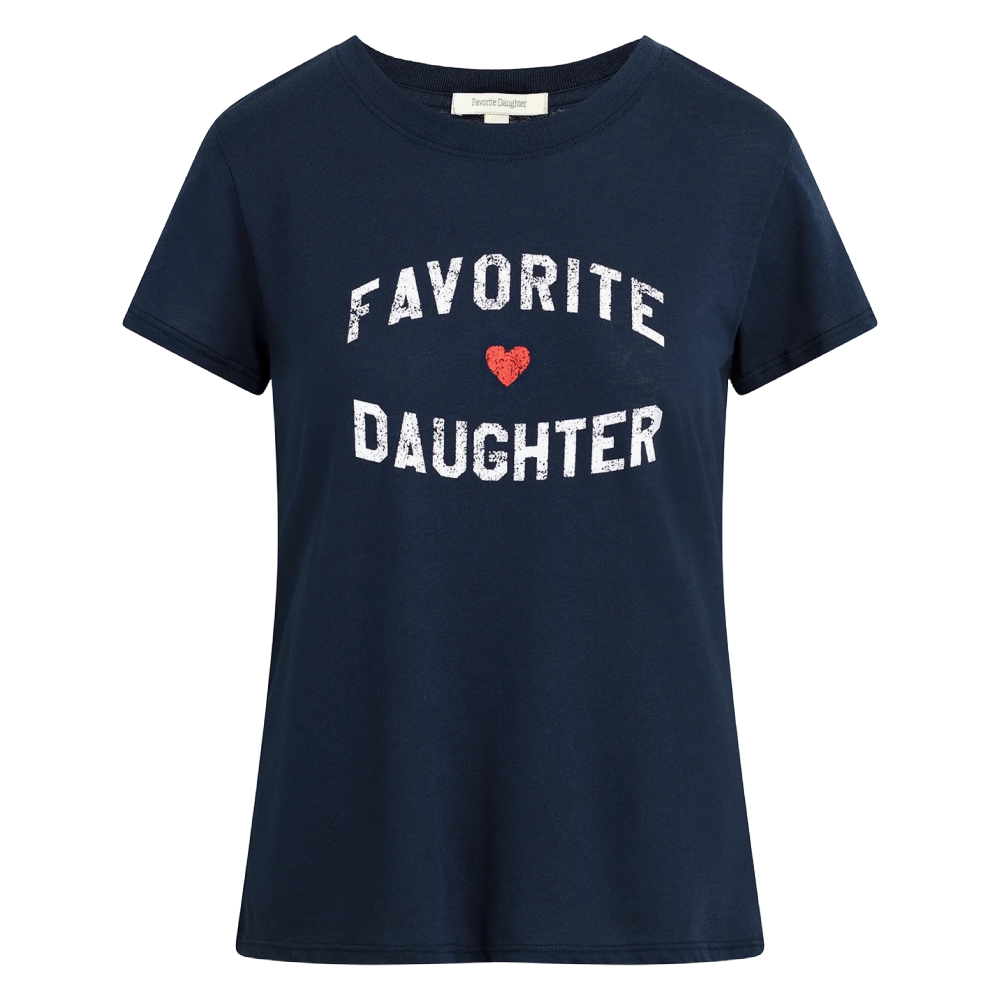 FAVORITE DAUGHTER TEE NAVY