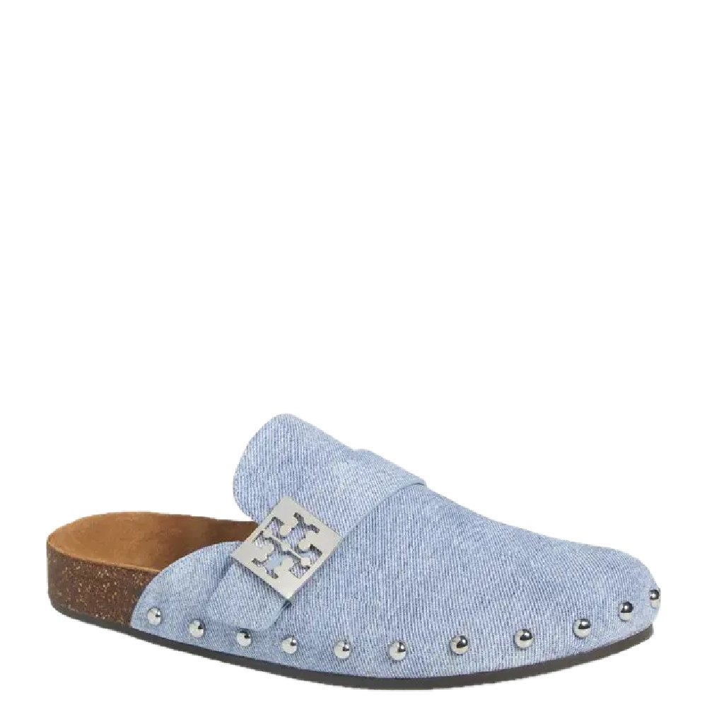 MELLOW STUD MULE DENIM