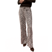 LOUNGE DENIM LEOPARD PANT