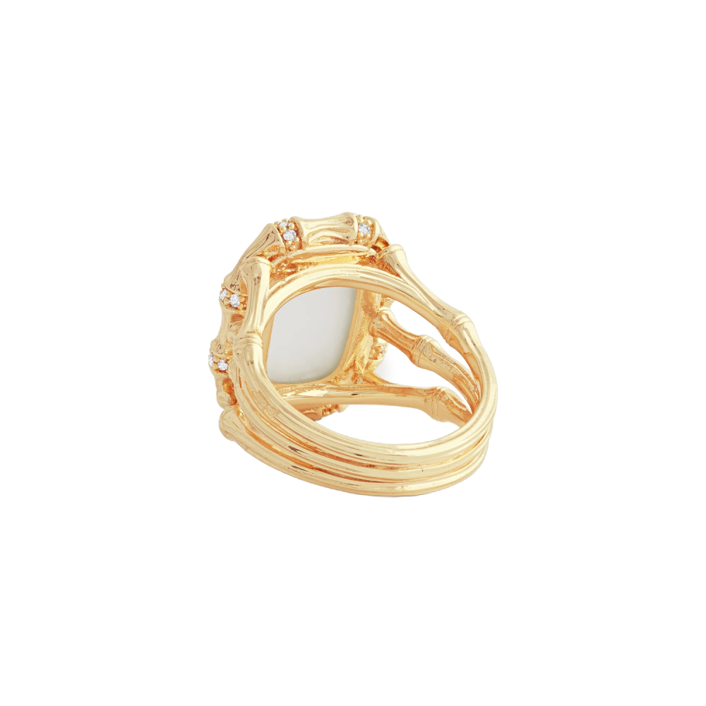 BAMBOO STONE RING