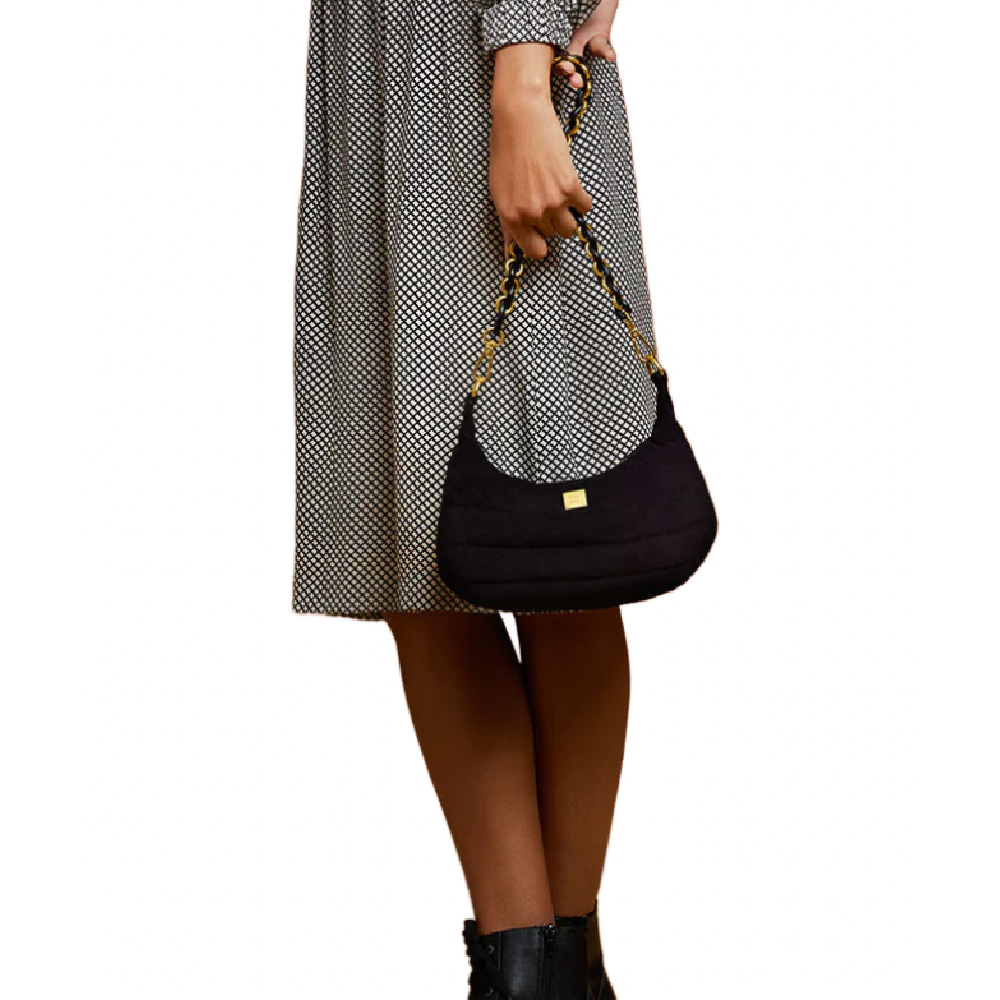 MINI MOON BLACK SUEDE