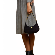 MINI MOON BLACK SUEDE