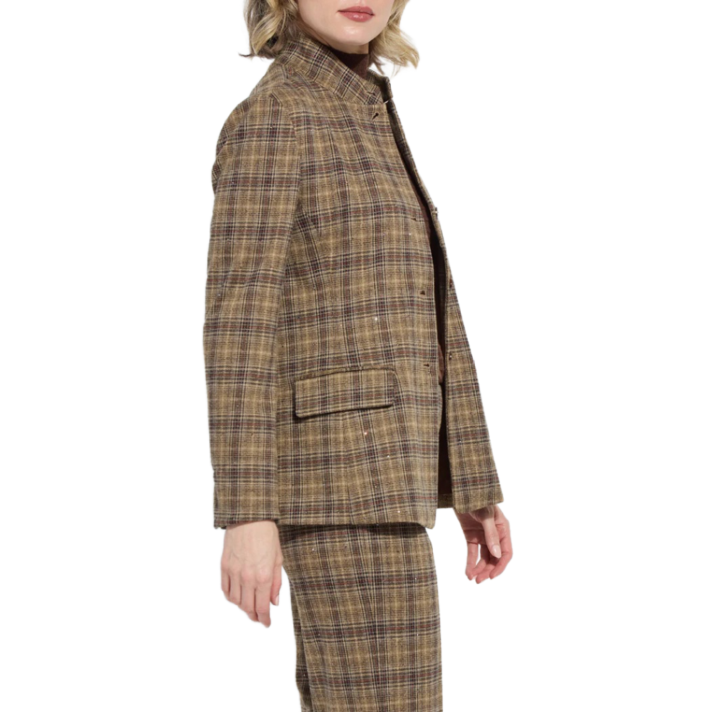 MARCELINE BLAZER PLAID