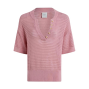 CALLIE KNIT TOP PINK