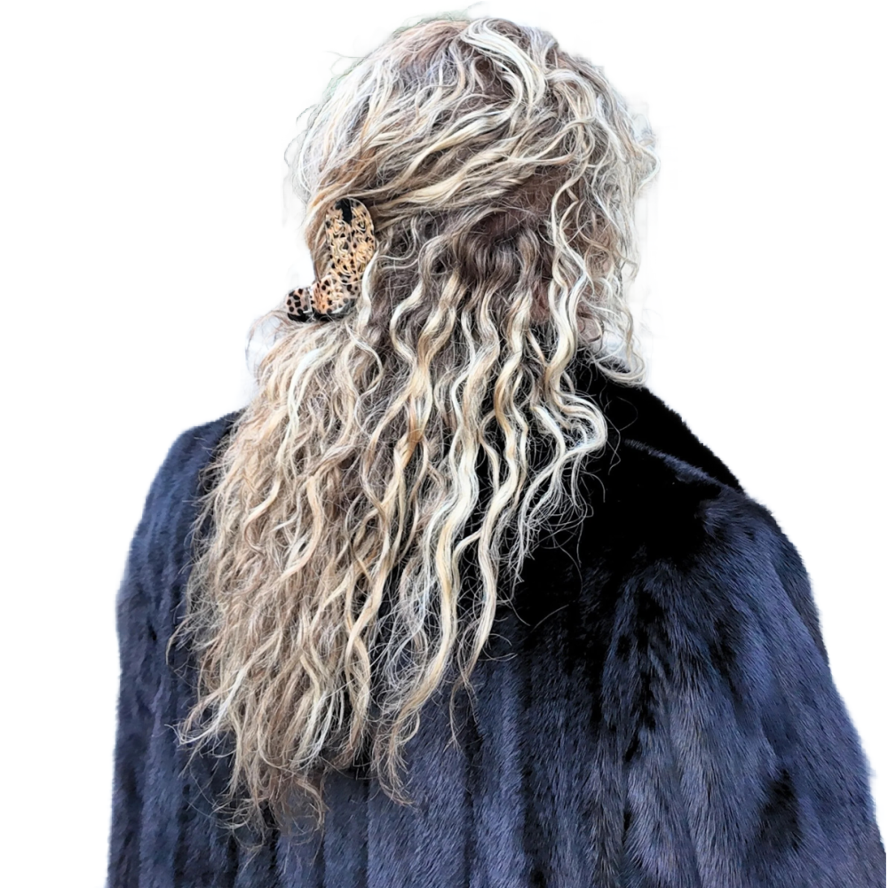 COWBOY BOOT LEOPARD CLIP