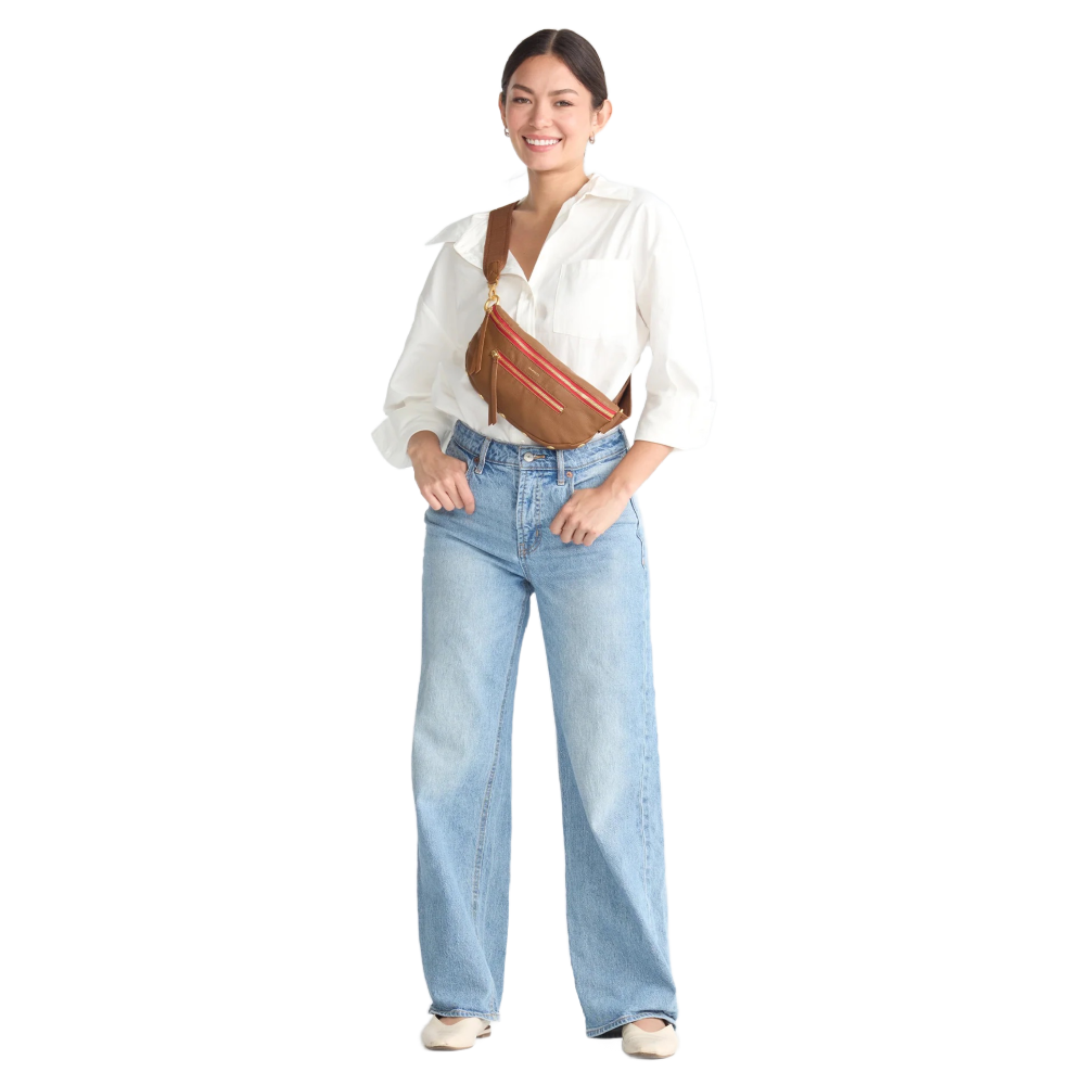 CHARLES CROSSBODY MAHOGANY