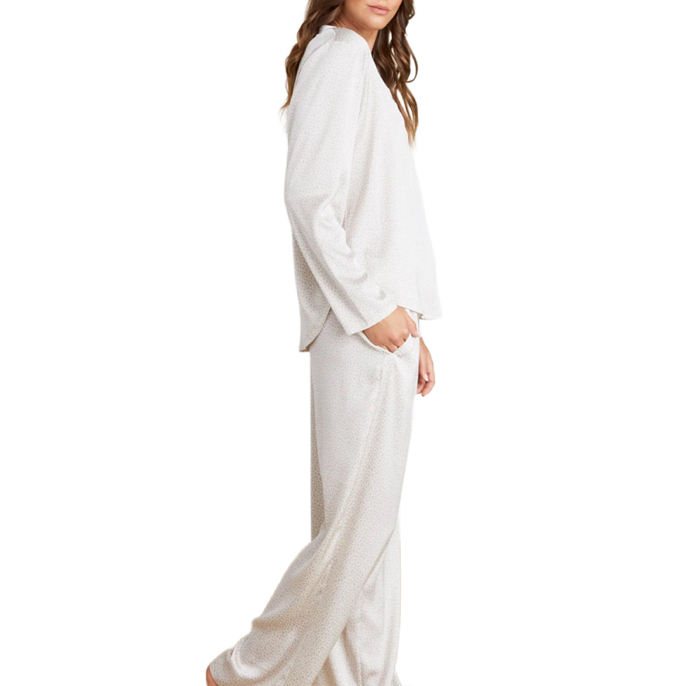 WASHED SATIN EYEMASK PJ SET