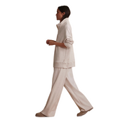 MOLLY HALF ZIP IVORY