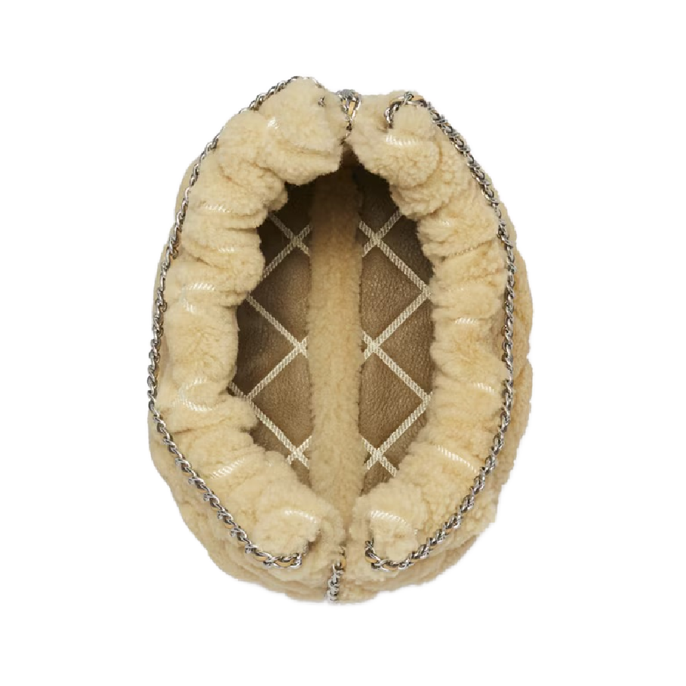 MINI FLEMING SHEARLING IVORY