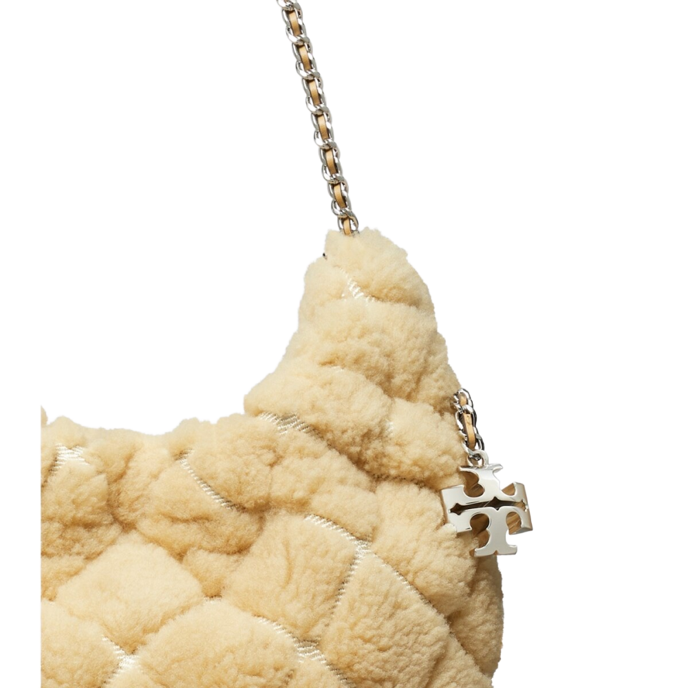 MINI FLEMING SHEARLING IVORY