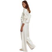 EXTRA WIDE LEG PANT CREAM