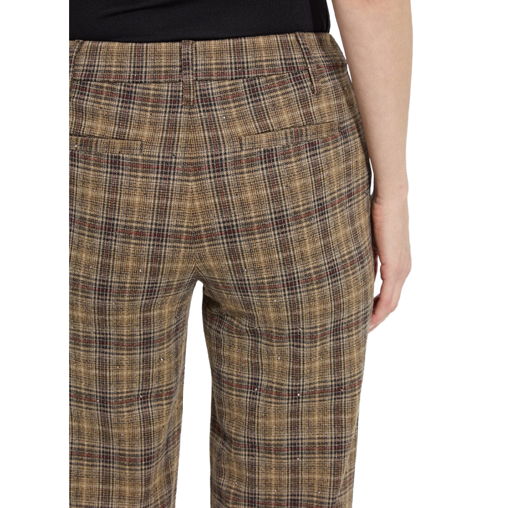 MARCELINE CROP PLAID PANTS