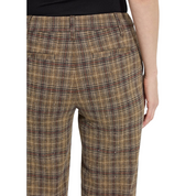MARCELINE CROP PLAID PANTS
