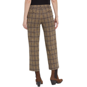 MARCELINE CROP PLAID PANTS