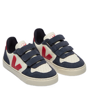 KID'S V-10 LEATHER NAVY