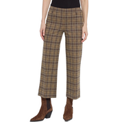 MARCELINE CROP PLAID PANTS