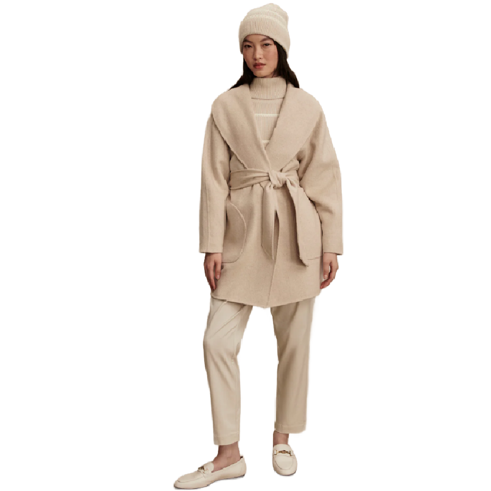 EDGEMERE WRAP JACKET STONE