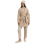 EDGEMERE WRAP JACKET STONE