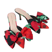 MARGOT FLORAL BOW MULE