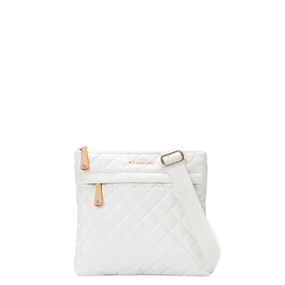 METRO FLAT CROSSBODY PEARL