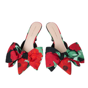 MARGOT FLORAL BOW MULE