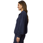 SCUBASOFT ZIP NAVY SWEATSHIRT