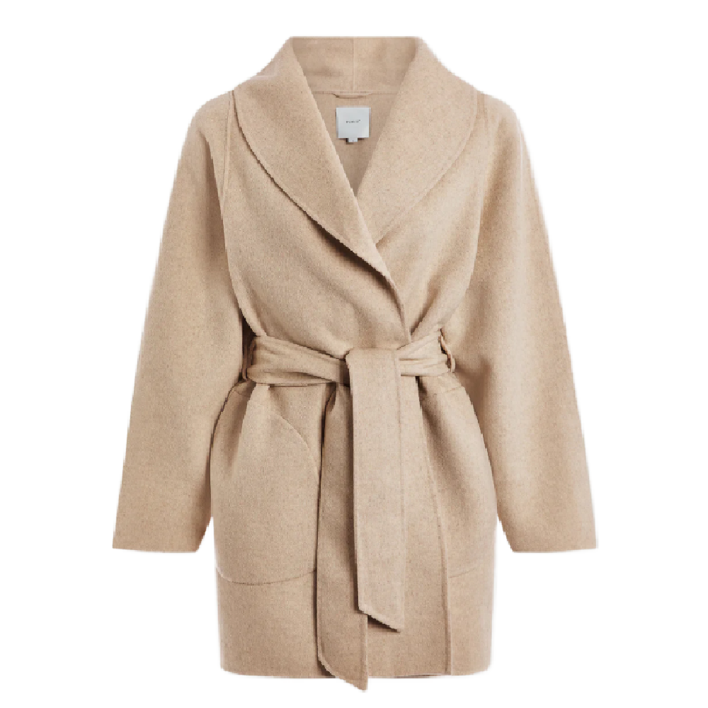 EDGEMERE WRAP JACKET STONE