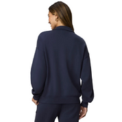 SCUBASOFT ZIP NAVY SWEATSHIRT