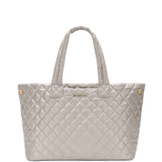 SABLE PEARL METALLIC MEDIUM TOTE