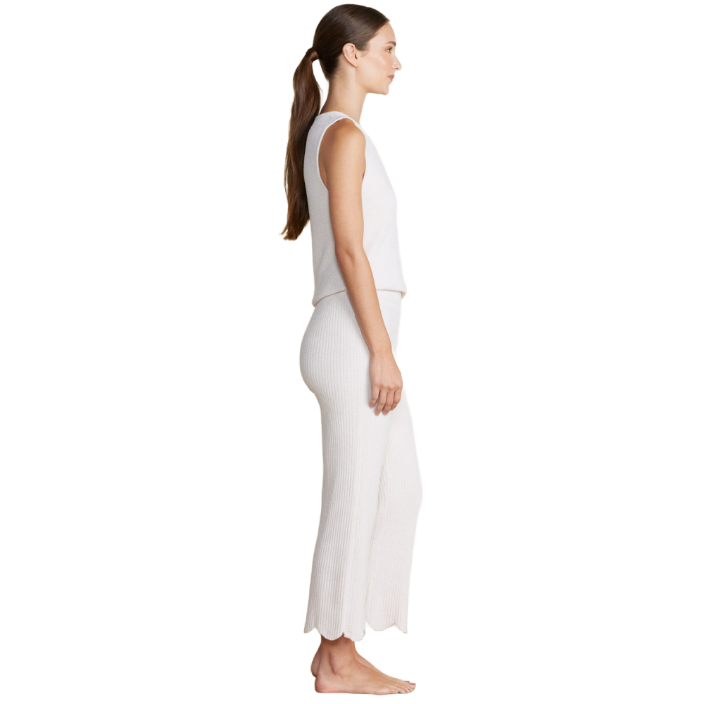 SCALLOP PANT SAND DUNE
