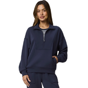 SCUBASOFT ZIP NAVY SWEATSHIRT