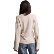 WIDE SLEEVE BUTTON CARDIGAN