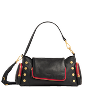 VIP SATCHEL BLACK/RED