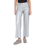 METALLIC DENIM PANT